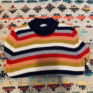 Madewell Striped, Wool-Blend Sweater